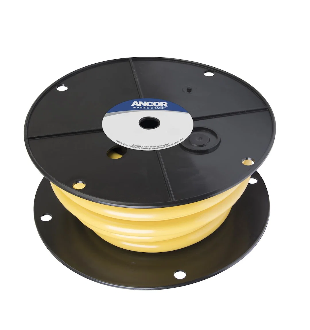 119905 – ANCOR Battery Cable, Without Terminal Yellow Negative Tinned Copper Conductor/ PVC Insulation 50 Foot Spool ...